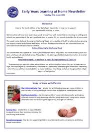 Sign up for our weekly newsletter on the global coronavirus outbreak. Early Years Buckcc Newsletter To Parents Cuddington And Dinton School