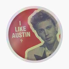 Chapa for Sale con la obra «me gusta austin mayordomo» de koroleva-carly