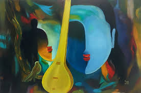 Buy Meera Abstract Painting at Lowest Price by Rajesh Sharma