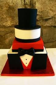 Black And White Bow Tie Cake Grooms Black White Red Tux Cake Project On Craftsy Com Wedding Cake Red Cool Wedding Cakes Tuxedo Cake