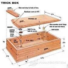 Trick Box Plans Woodworking Plans And Projects Woodarchivist Com Wood Working For Beginners Woodworking Projects That Sell Small Woodworking Projects