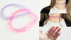 This black stretchy tattoo choker necklace is very unique and cool. Diy Tattoo Choker Youtube