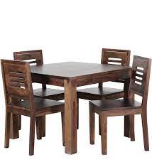 Dorel living faux marble top dining table black coffee. Buy Oregon Sheesham Wood Four Seater Dining Set By Woodsworth Online 4 Seater Dining Sets Dining Furniture Pepperfry Product Dining Table 4 Seater Dining Table Oak Dining Sets