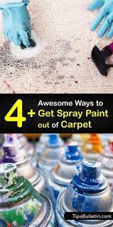 4 Awesome Ways To Get Spray Paint Out Of Carpet