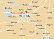 Map of Tulsa Airport (TUL): Orientation and Maps for TUL Tulsa Airport