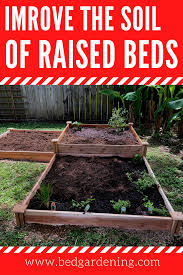 Improve The Soil Of Raised Beds Amend The Soil In 2020 Raised Garden Soil Raised Vegetable Gardens Backyard Raised Garden