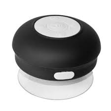 Soundlogic Splash Proof Bluetooth Shower Speaker In Black Wsb 6 5918 At The Home Depot Shower Speaker Home Appliances Home