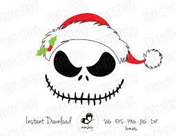 Jack Christmas Hat Instant Download Svg Files Christmas Coloring Sheets Disney Diy Christmas Hat