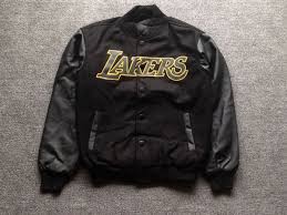 Lakers lebron james rings collection black and gold lakers jersey. Los Angeles Lakers Bomber Jacket All Black Retro With Gold Embroidery