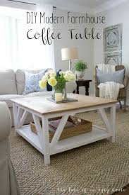 Black And White Farmhouse End Tables How To Build A Diy Modern Farmhouse Coffee Table Classic Square Coffee Table With P Modern Farmhouse Coffee Table Coffee Table Farmhouse Modern Farmhouse Diy