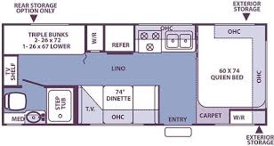 Custom 24 Ft Travel Trailer Floorplans Google Search Travel Trailer Floor Plans Diy Travel Trailer Remodeled Campers