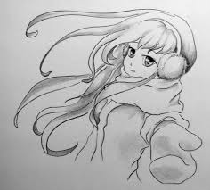 So i hope this drawing video can show my my drawing process to all of you. Learn How To Draw A Cute Anime Girl In A Winter Jacket Mai On