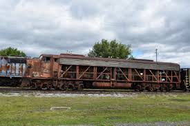 Image result for Federal Yellow 1956 Chesapeake and Ohio Railroad
