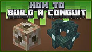 To activate, a conduit needs to be in the center of a 3×3×3 area of water (source blocks, flowing water, and/or waterlogged blocks), which itself must be. How To Build A Conduit How To Breathe Under Water Minecraft Ps4 Pe Xbox Java Bedrock Youtube