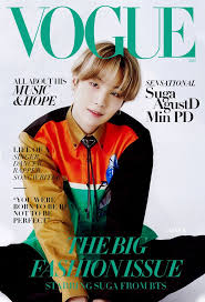 Vogue magazine also talked about the sensational bts fame. Bts Vogue Japan Suga Bts Suga Suga Bts Playlist