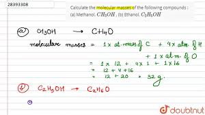 calculate the molecular mes of the