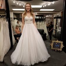 Stella York Ivory Tulle Lace 6701 Feminine Wedding Dress Size 6 S 41 Off Retail
