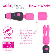 Amazon.com: PalmPower Extended Massager Heads, 3 Pack Silicone Stimulator  Heads, PalmPower Pocket Acessories, Easy to Remove and Clean (Pink) :  Health & Household