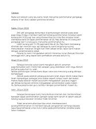 Please fill this form, we will try to respond as. Catatan Harian Perkhemahan