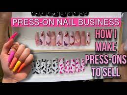 Press On Nail Business How I Make Press Ons To Sell Nailsby Ten Teni Ciel Youtube Business Nails Pretty Acrylic Nails Baby Nails