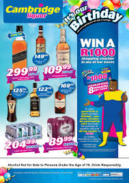Cambridge Liquor Mitchells Plain September Month End 20 Sept 7 Oct 2018 M Guzzle Co Za