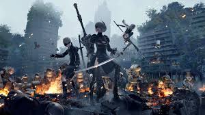 4k Nier Automata Game Art Wallpapers Wallpaper Cave Automata, 2b, 9s, a2, anime, video games, ruin, cityscape. 4k nier automata game art wallpapers
