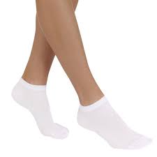 La chaussette française depuis 150 ans. Lot De 2 Socquettes Invisibles Blanches Light Coton Femme