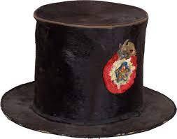 American Militia Top Hat Ca 1820 35 Americana