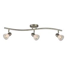 Three Light Fixed Track Light 753613bn Fr Destination Lighting
