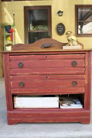 Rustic Red Dresser With Open Shelving Red Dresser Creative Furniture Open Shelving