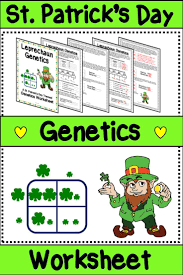 St Patrick S Day Genetics Worksheet Punnett Squares Genotypes Phenotypes Middle School Science Resources Biology Lessons Science Teaching Resources