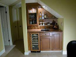 Turn Wasted Space Into Functional Storage Basement Bar Designs Bar Under Stairs Bars For Home