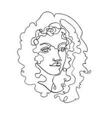 The elongator is for coily type 3 hair, and is supposed to help stretch the curls. Girl Curly Hair Line Art Vector Images Over 370