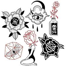 Tatouagesminimes Tatouagesdejambes Tattoo Flash Art Traditional Tattoo Art Flash Art