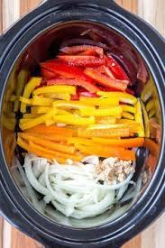 Slow Cooker Chicken Fajitas Yellowblissroad Com Recipe Slow Cooker Chicken Fajitas Fajita Recipe Mexican Dinner Recipes