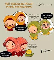 Tangan Kanan Memberi Tangan Kiri Tak Perlu Tahu Agama Kartun Kerohanian