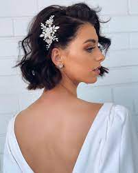 Short hair styles are really trendy nowadays, and your most important day you should need a gorgeous style, here you are the wavy short bobs, classy curls, pinned lovely bob hair ideas. 48 Trendiest Short Wedding Hairstyle Ideas Wedding Forward