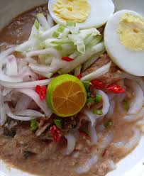 Full recipe & replay to jackie m's live asian kitchen broadcast featuring how to make laksa kelantan. Laksa Penang Padu Telur Sebiji Dapur Classic Kelantan Facebook