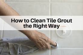While some people recommend using a white vinegar and water solution to clean ceramic and porcelain tiles, experts advise against it, since vinegar is highly acidic and can damage grout and the glaze on your tiles. How To Clean Tile Grout The Right Way The Flooring Girl