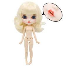 White Skin Nude Custom Blythe Doll