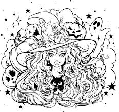 Keep your kids busy doing something fun and creative by printing out free coloring pages. Halloween Coloring Images Free Vectors Stock Photos Psd