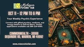 Michigan Psychic Fair at the Commonwealth Club in Warren, MI