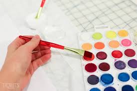 How do i get to the pattern/instructions for making a mini quilt? How To Watercolor Paint On Fabric Tutorial Ella Claire Co