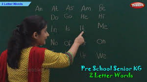 2 Letter Words Two Letter Phonics Words Sight Words Pre School Kindergarten