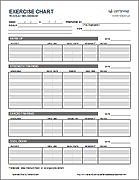 Free Workout Chart Printable Weight Lifting Chart Template