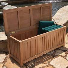 Cedar deck box plans plans diy free download how to make Teak Deck Box Large Outdoor Storage Bench Diy Deck Outdoor Deck Box