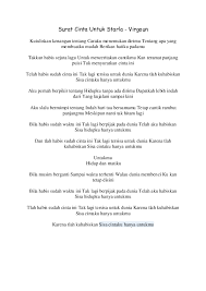 I will stay right here. Doc Surat Cinta Untuk Starla Virgoun Helena Christ Academia Edu