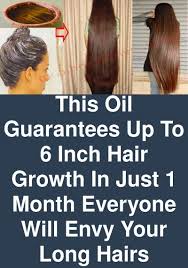 This Oil Guarantees Up To 6 Inch Hair Growth In Just 1 Month Everyone Will Envy Your Long Hairs Most Girls Usuall Rapid Hair Growth Diy Treatment Hair Growth