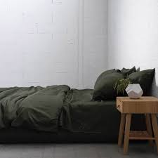 hunter green doona cover black sheets green bed sheets green sheets