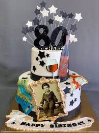 Olivia is always the life of the party and her love for animals has really blossomed over the year. 80th Birthday Cake Skazka Desserts Bakery Nj Custom Birthday Cakes Cupcakes Shop